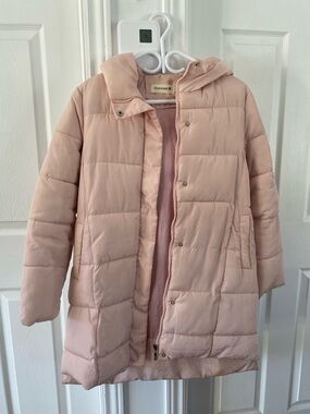 Light Pink Puffer Jacket - Soft Pastel Pink
